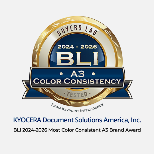 We’re winners of the BLI 2024-2026 Most Color Consistent A3 Brand Award