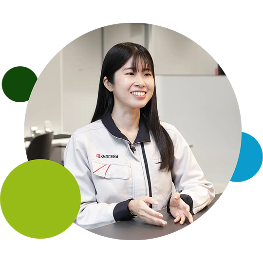 Rina Uenishi, corporate printing parts engineering, Kyocera Document Solutions